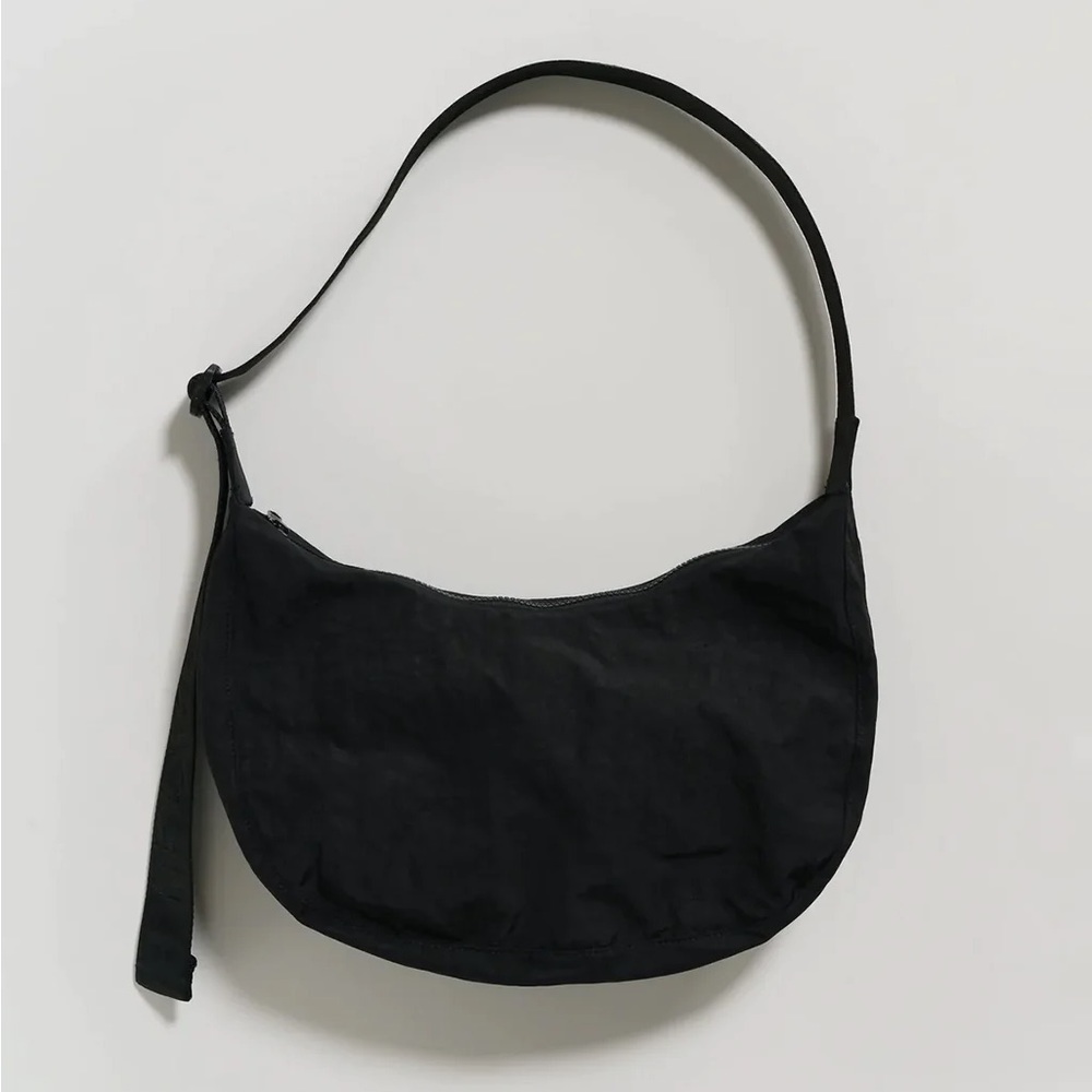 BAGGU Medium Crescent Bag in Black New